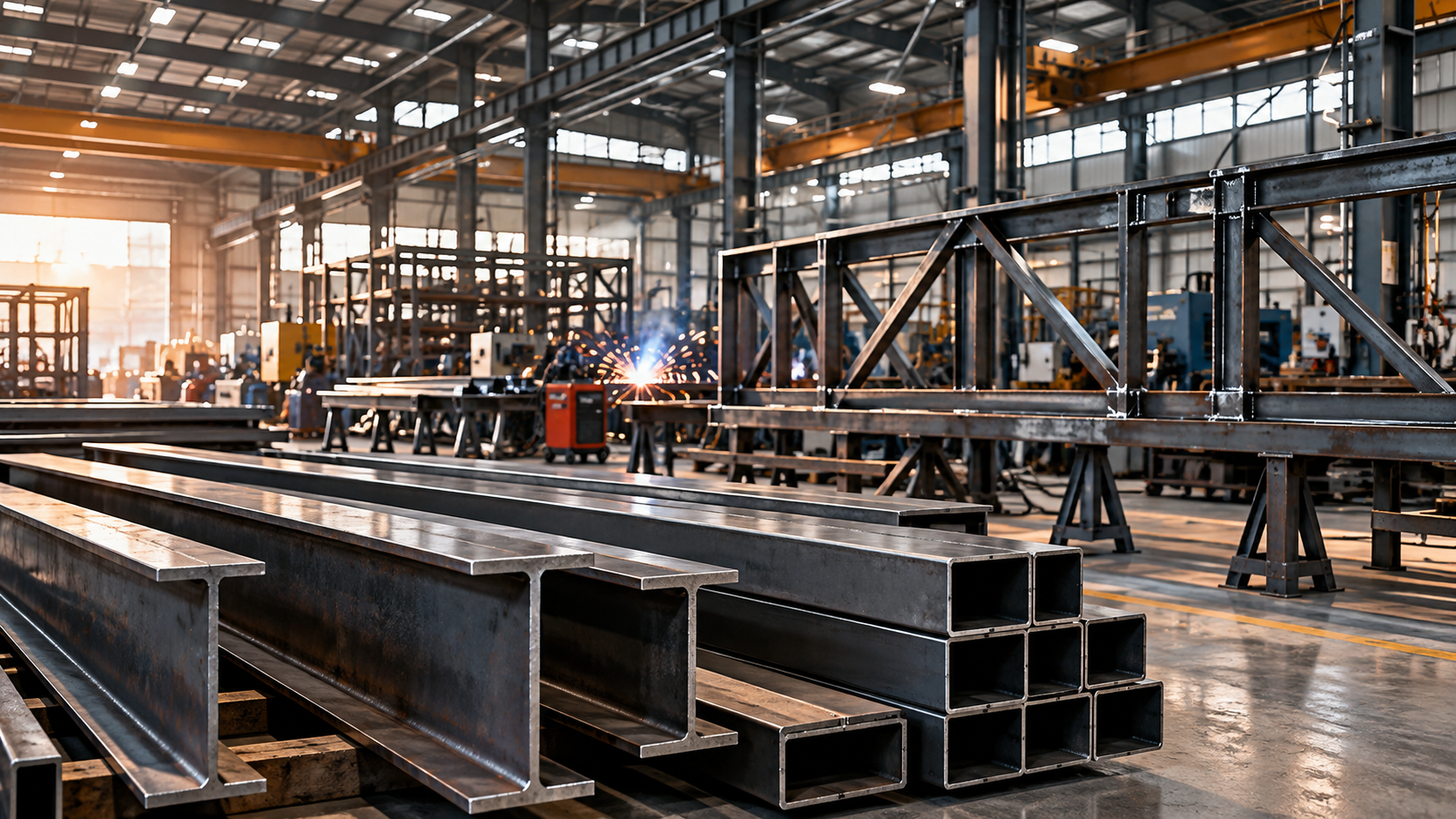 Steel fabrication work